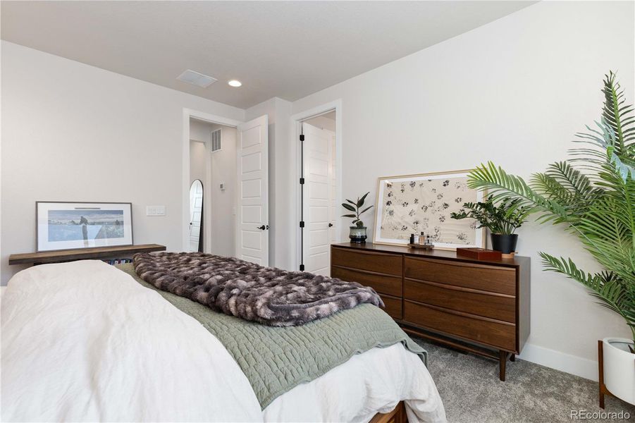 Furnished interior view inside a new home in Haskins Station, Arvada (Image 15). Furnished interior view inside a new home in Haskins Station, Arvada (Image 15).