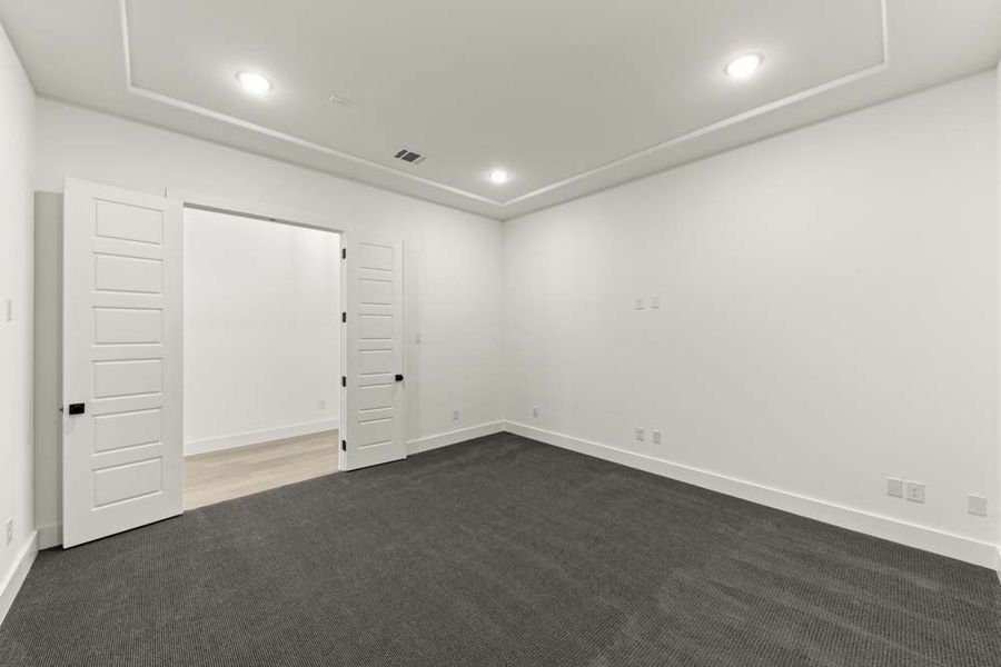 Representative unfurnished interior of a home built from the 5022 by Tradition Homes in Lakewood at Brookhollow – 60′ Lots, Prosper (Image 21).