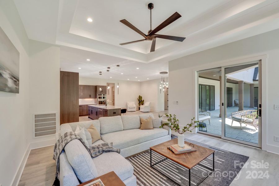 Furnished interior view inside a new home in , Charlotte (Image 33).