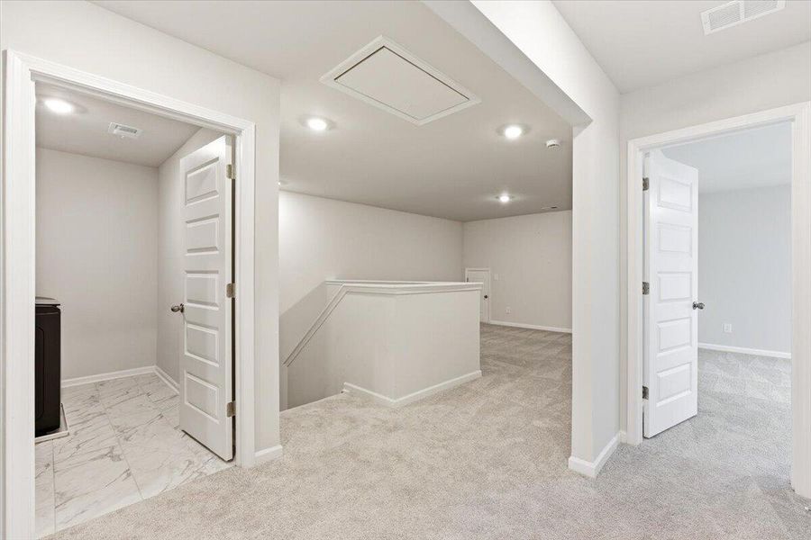 Spacious, unfurnished interior of a new home in Limehouse Village: Arbor Series, Summerville (Image 53).