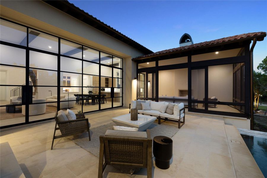 Furnished interior view inside a new home in Amarra Villas, Austin (Image 18).