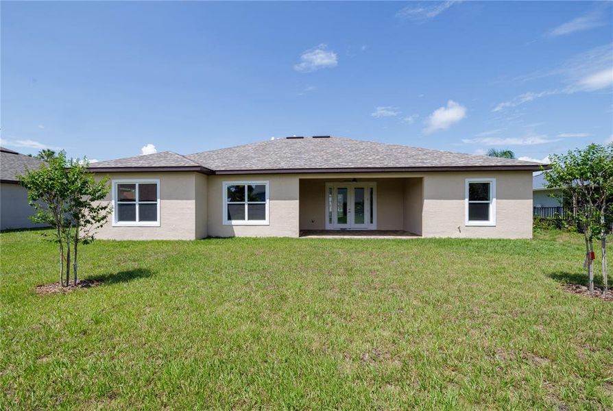 Exterior details and patio area of a home in , Palm Coast (Image 21). Exterior details and patio area of a home in , Palm Coast (Image 21).
