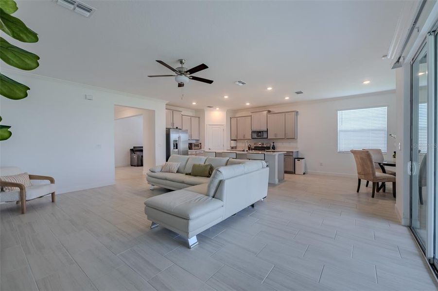 Furnished interior view inside a new home in Prosperity Lakes, Parrish (Image 14).