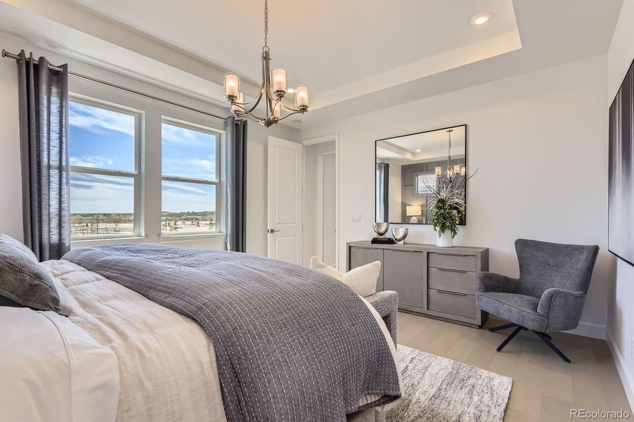 Furnished interior view inside a new home in , Parker (Image 14).
