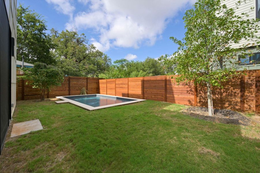 Exterior details and patio area of a home in , Austin (Image 27).