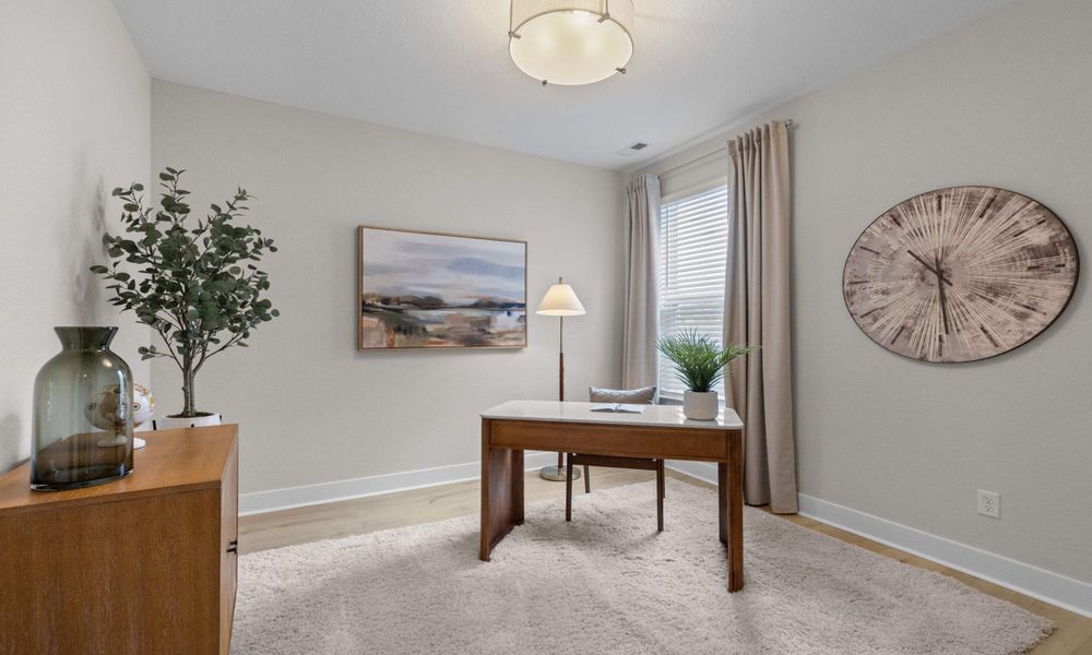 Representative furnished interior of a home built from the The Mangrove by Chesapeake Homes in Terrapin, Leland (Image 11).