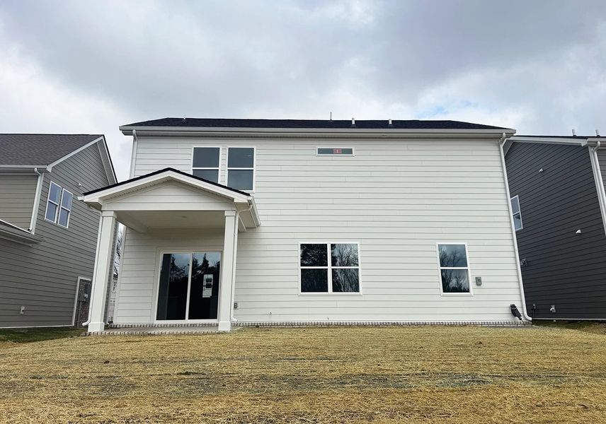Exterior details and patio area of a home in Ascent at Arbor Ridge, La Vergne (Image 3).
