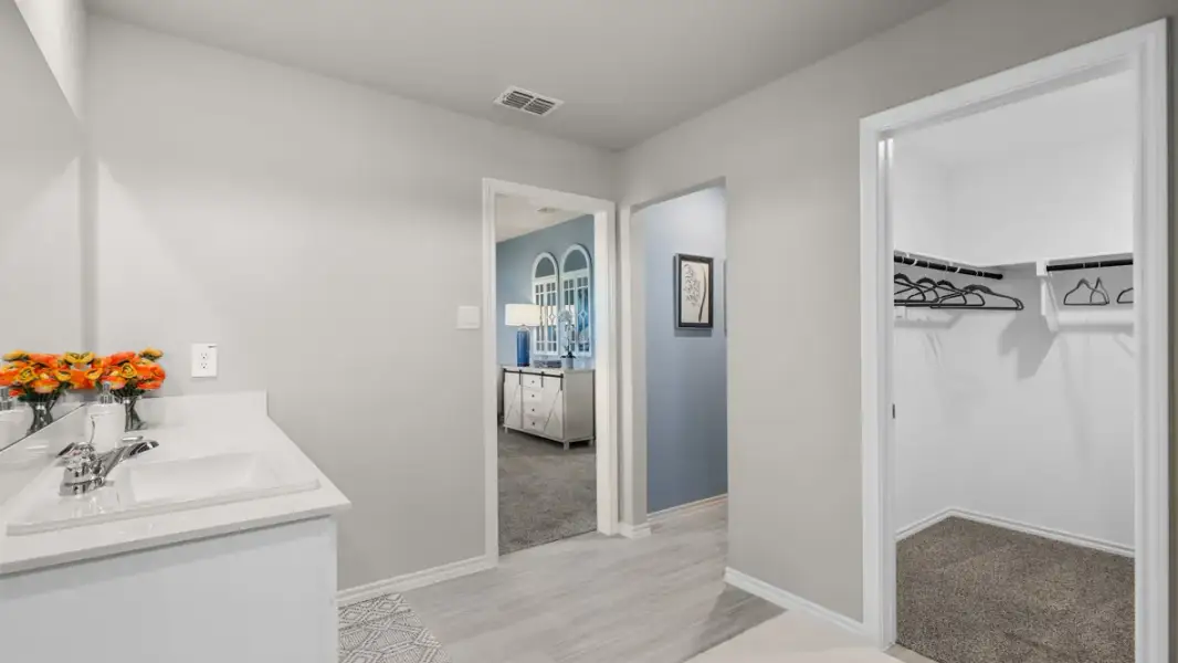 Furnished interior view inside a new home in Rosewood at Beltmill, Fort Worth (Image 27).