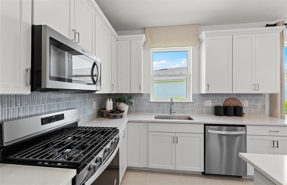 Furnished interior view inside a new home in Shores at Stillwater, Englewood (Image 6).