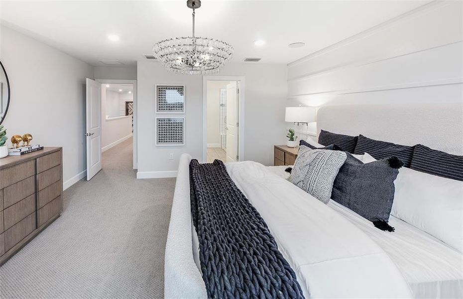 Furnished interior view inside a new home in Talon Preserve on Palmer Ranch, Nokomis (Image 15).