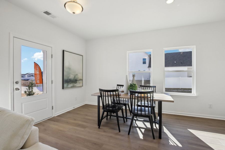 Furnished interior view inside a new home in Wilson Meadows, Clarksville (Image 10).