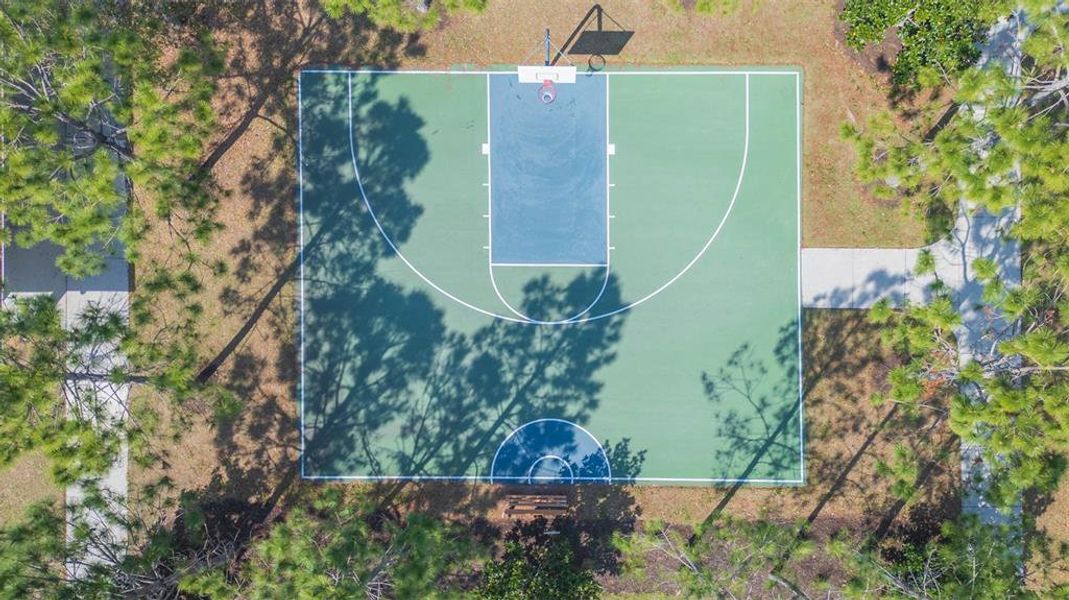 Long Lake Ranch Basketball court