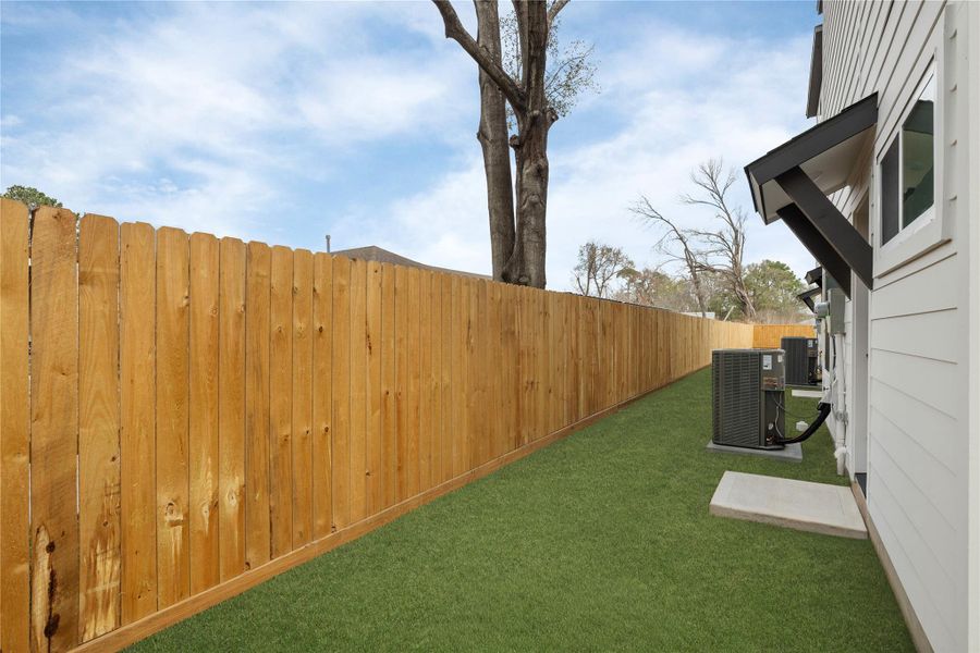 Exterior details and patio area of a home in , Houston (Image 3).