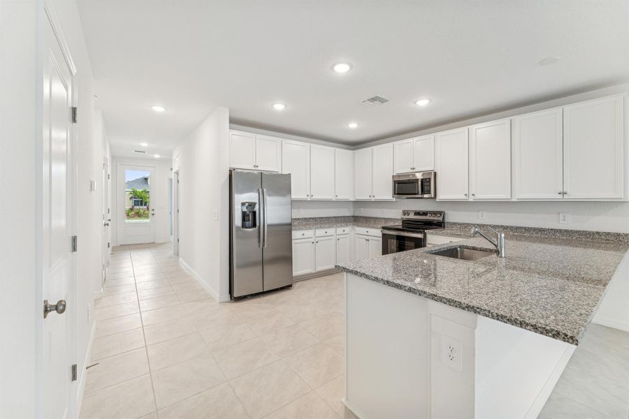 Furnished interior view inside a new home in , Fort Pierce (Image 26).