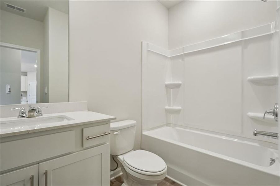 Furnished interior view inside a new home in Parkside at Grayson, Grayson (Image 5).