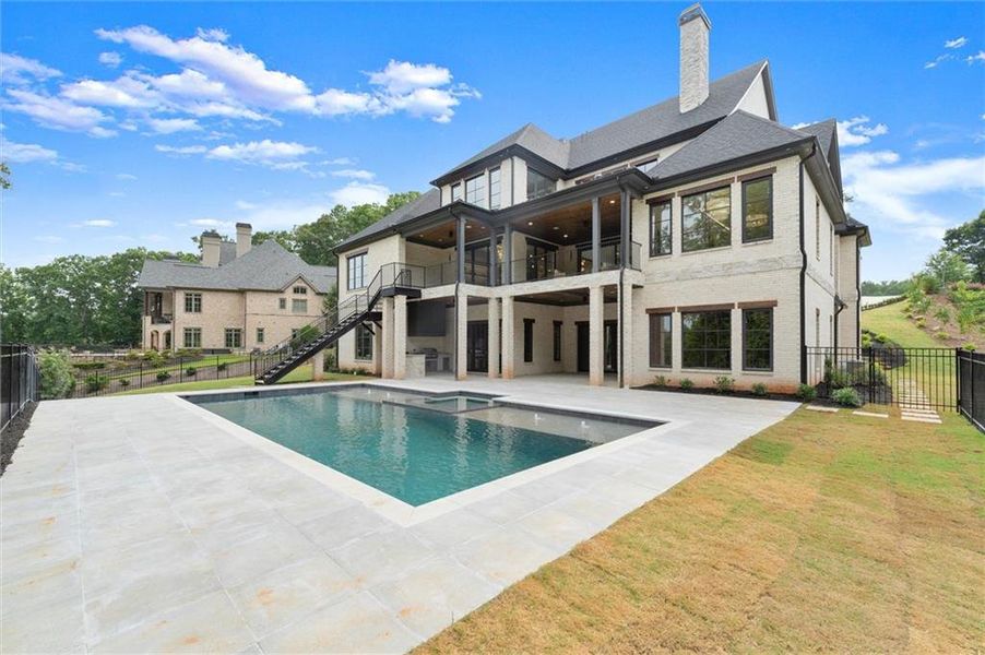 Exterior details and patio area of a home in , Alpharetta (Image 34).