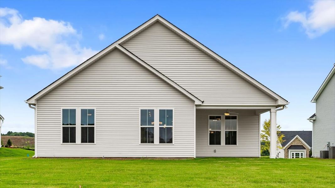 Exterior details and patio area of a home in Fieldstone, Lexington (Image 22).