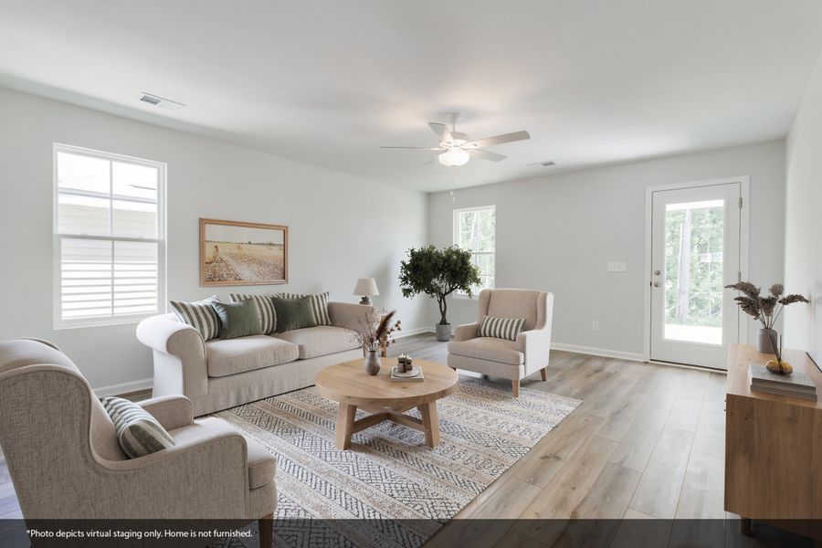 Furnished interior view inside a new home in Ellington, Elgin (Image 8).