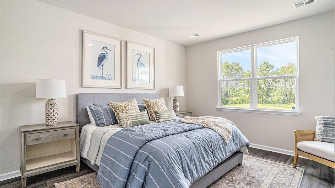 Representative furnished interior of a home built from the MANNING by D.R. Horton in Jordanville Farms, Galivants Ferry (Image 8).