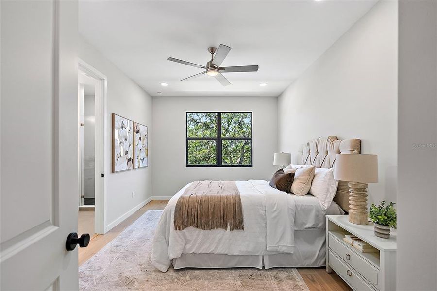 Furnished interior view inside a new home in , St. Petersburg (Image 17).