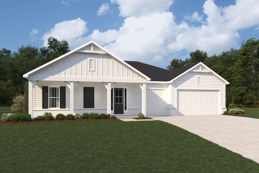 Representative exterior photo of a completed home built from the Opal by Mattamy Homes in RiverTown, St. Johns, FL (Image 3).