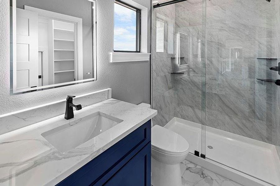Furnished interior view inside a new home in , Sadler (Image 13).
