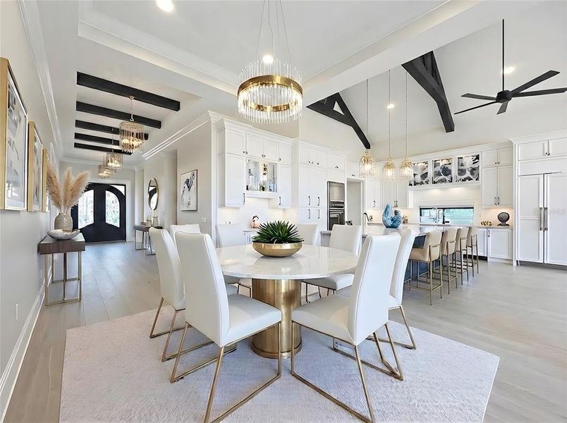 Furnished interior view inside a new home in , Reunion (Image 10).