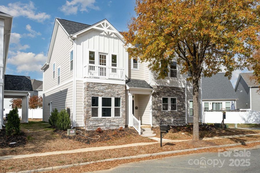 Front exterior of a new home in , Indian Trail, NC, highlighting curb appeal (Image 2).