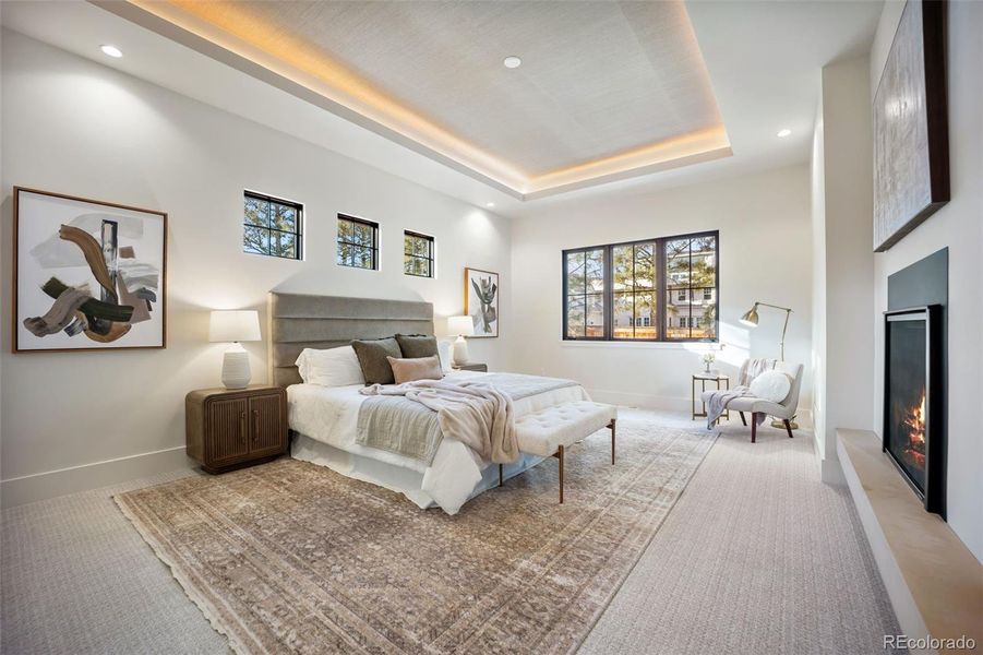 Furnished interior view inside a new home in , Colorado Springs (Image 19).