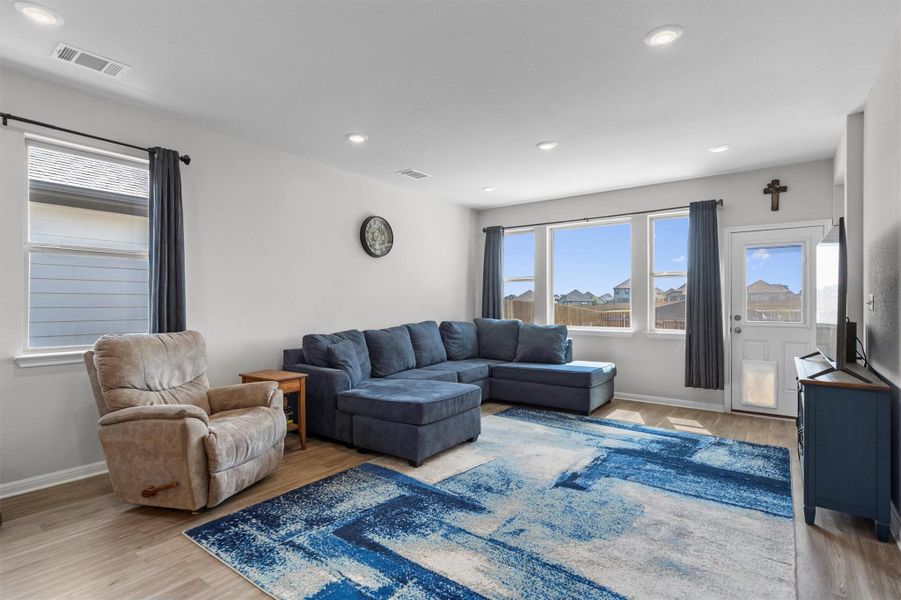 Furnished interior view inside a new home in The Ridge at Trinity Ranch, Elgin (Image 14).