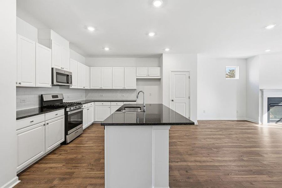 Furnished interior view inside a new home in Windance Lake, Loganville (Image 9).