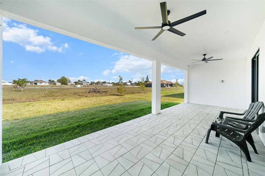 Exterior details and patio area of a home in , Cape Coral (Image 23). Exterior details and patio area of a home in , Cape Coral (Image 23).