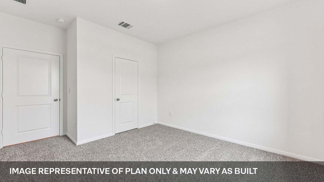 Spacious, unfurnished interior of a new home in Bar W Ranch, Leander (Image 11).