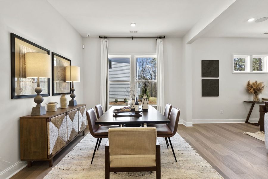 Representative furnished interior of a home built from the Whitmore II by Taylor Morrison in Tramore, Harrisburg (Image 13).