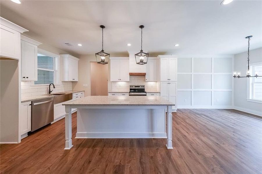 Furnished interior view inside a new home in , Rockmart (Image 6).