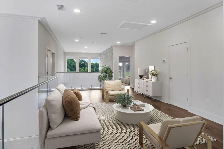 Representative furnished interior of a home built from the Aspen Estate by ABD Development in Hampton Green at Providence, Davenport (Image 15). Representative furnished interior of a home built from the Aspen Estate by ABD Development in Hampton Green at Providence, Davenport (Image 15).