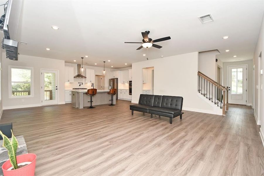 Furnished interior view inside a new home in , Dallas (Image 13).