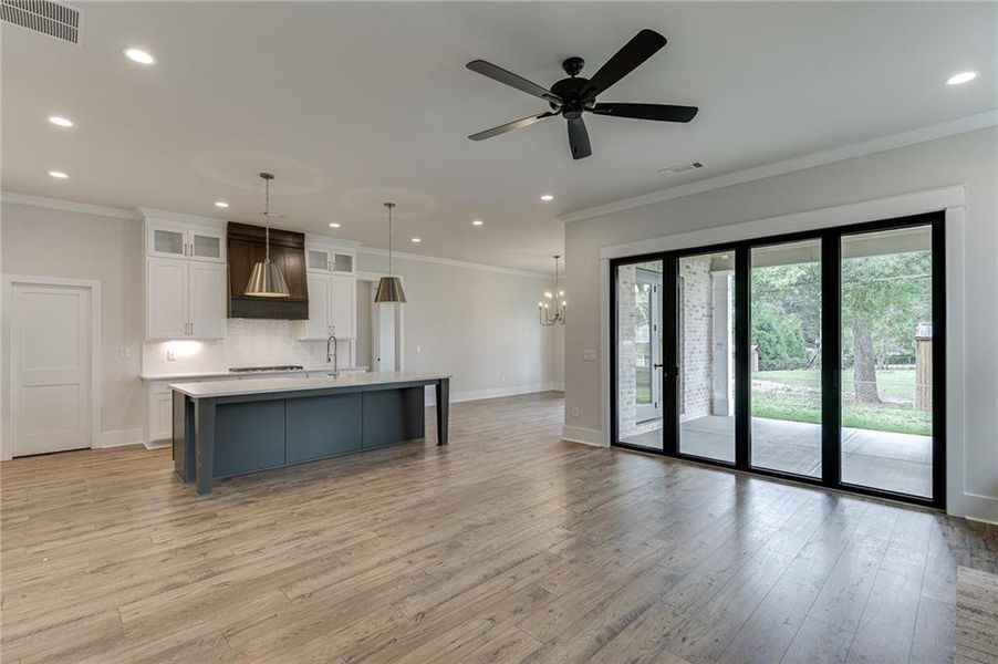 Furnished interior view inside a new home in , Buford (Image 21).