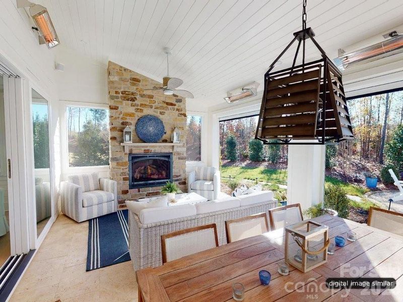 Furnished interior view inside a new home in , Davidson (Image 29).