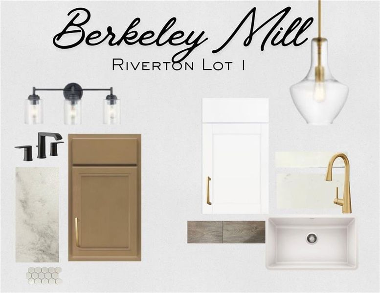 Sample of building materials used in homes in Berkeley Mill, Cumming (Image 23).