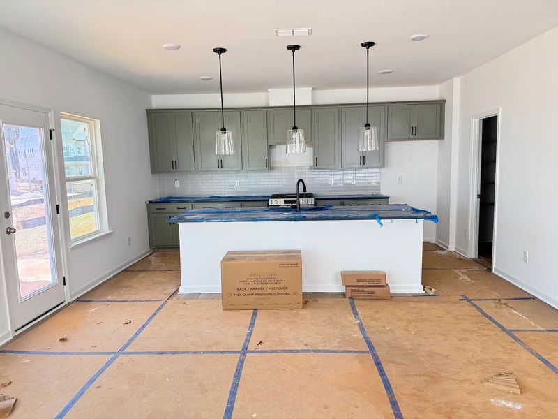 In-progress construction of a new home in Rowland's Grant, Fuquay Varina, NC (Image 11).