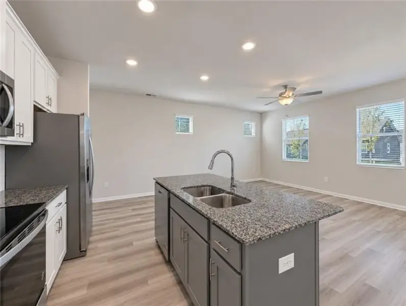 Furnished interior view inside a new home in Walden Park – The Retreat, Lithonia (Image 5).