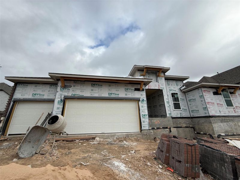 In-progress construction of a new home in La Cima, San Marcos, TX (Image 5).