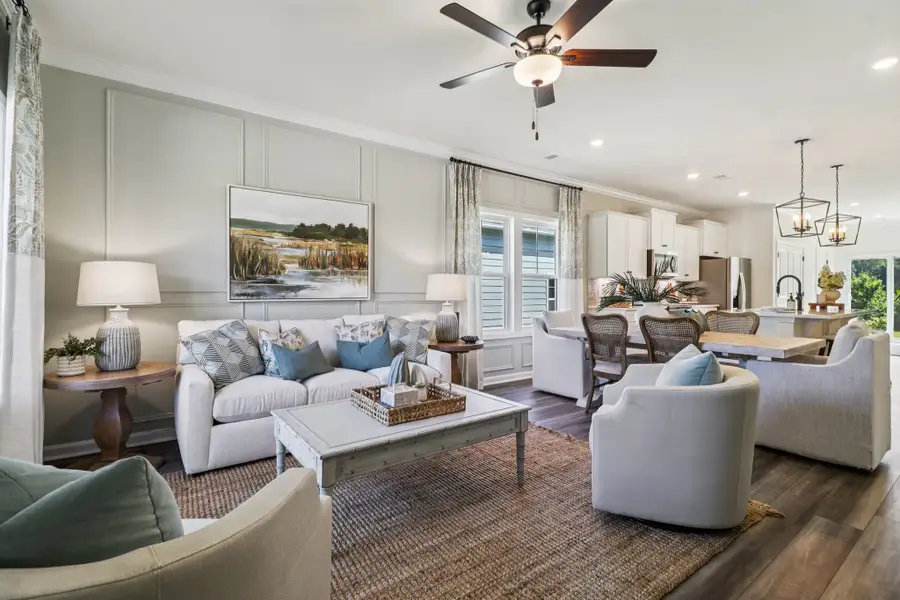 Representative furnished interior of a home built from the Briarwood II by Great Southern Homes in Bickley Station, Irmo (Image 5).