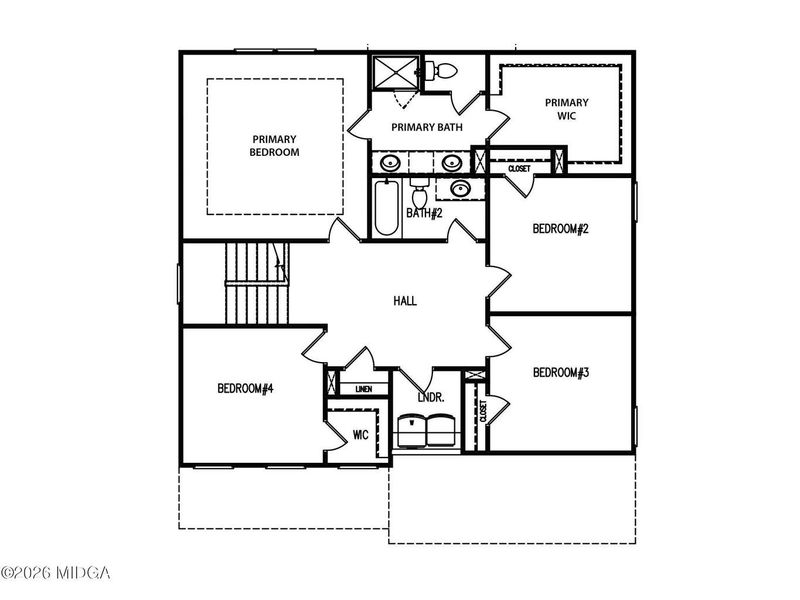 2D floor plan layout of this home in Robins Estates, Warner Robins, GA (Image 3). 2D floor plan layout of this home in Robins Estates, Warner Robins, GA (Image 3).