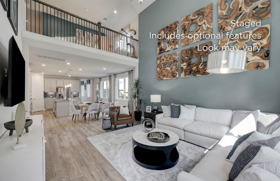 Furnished interior view inside a new home in , Montgomery (Image 8). Furnished interior view inside a new home in , Montgomery (Image 8).