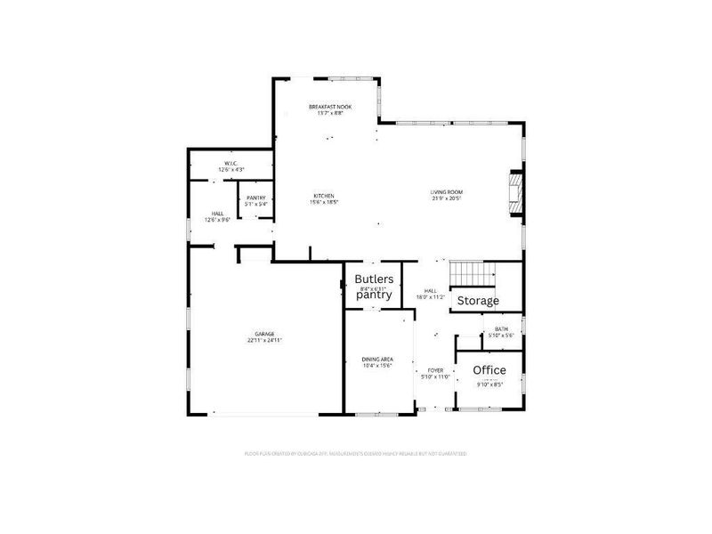 2D floor plan layout of this home in , Marietta, GA (Image 6).