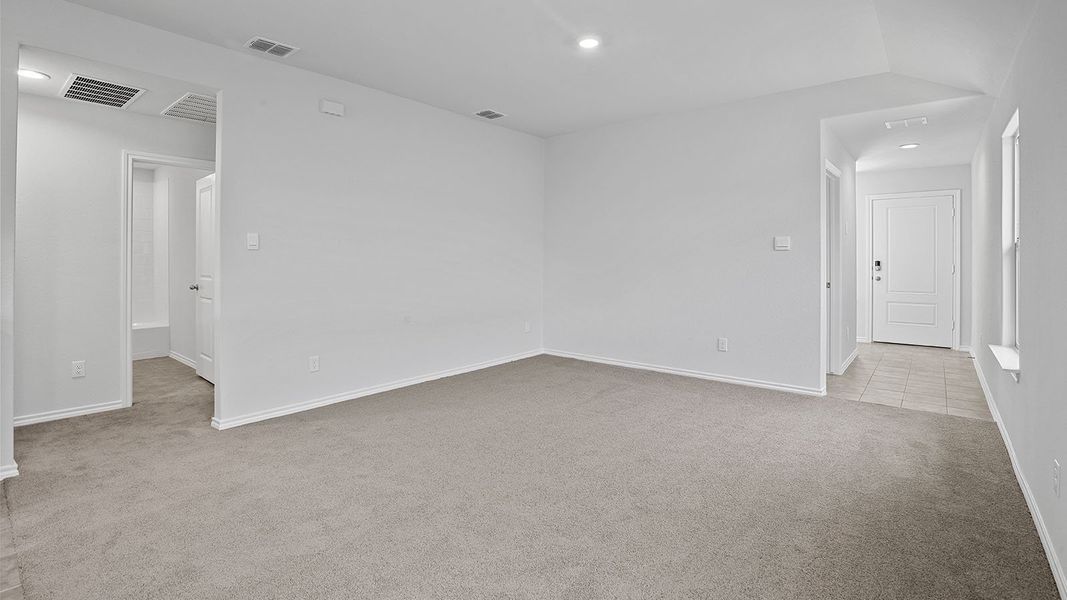 Representative unfurnished interior of a home built from the Brooke by D.R. Horton in The Hills at Reunion, Newark (Image 17). Representative unfurnished interior of a home built from the Brooke by D.R. Horton in The Hills at Reunion, Newark (Image 17).