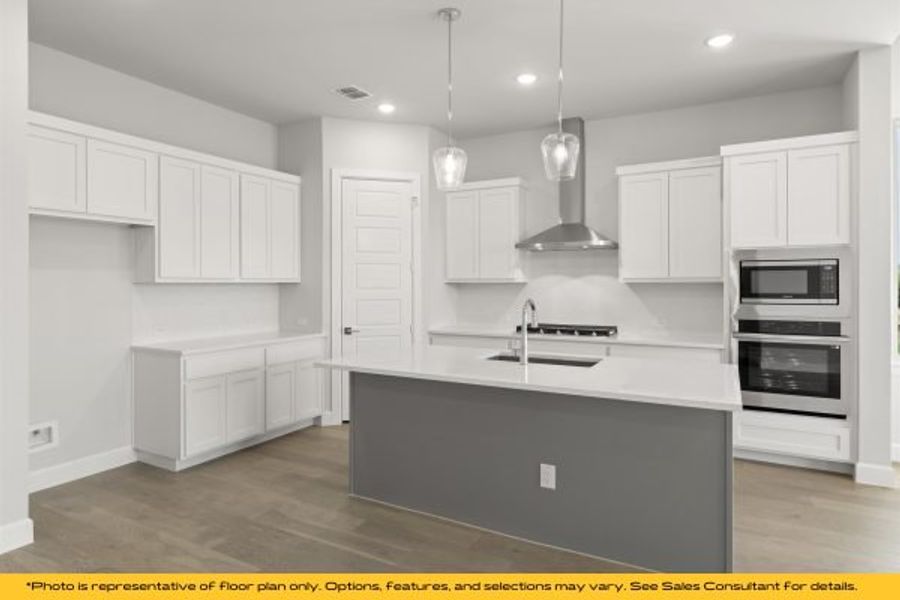 Representative furnished interior of a home built from the The Barbados by Stonefield Homes in The Highlands, Rockwall (Image 19).