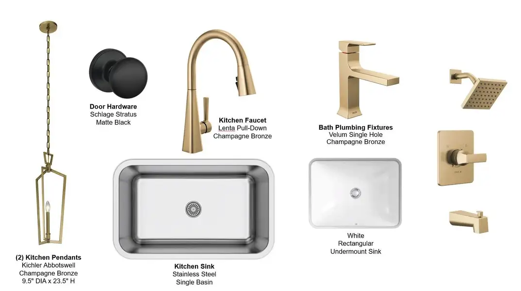 Sample of building materials used in homes in 45' Traditional Homes at Elyson, Katy (Image 4). Sample of building materials used in homes in 45' Traditional Homes at Elyson, Katy (Image 4).